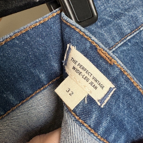 Madewell Perfect Wideleg Jean (Patch Pocket) - Picture 2 of 3